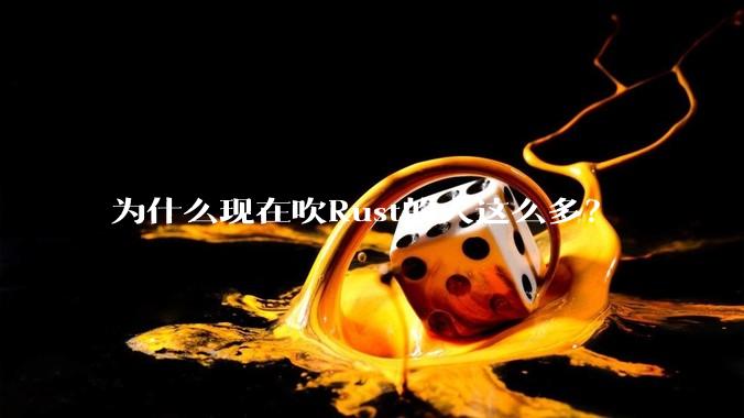 为什么现在吹Rust的人这么多?