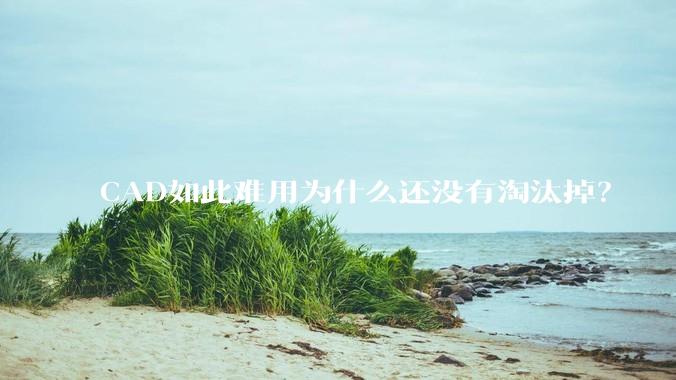 CAD如此难用为什么还没有淘汰掉?